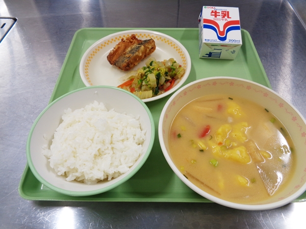 かぼちゃ入り栄養すいとん