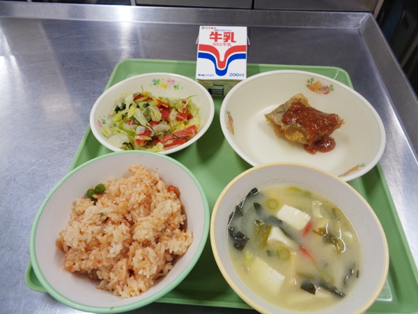 白身魚のごまみそソースかけ