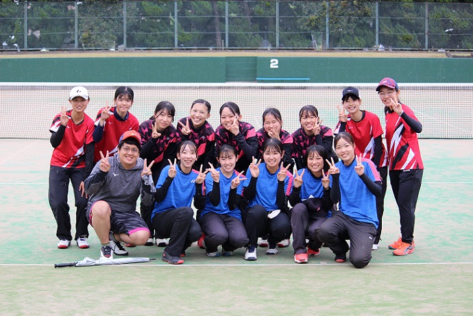 女子ソフトテニス部 | 香川県立高松西高等学校