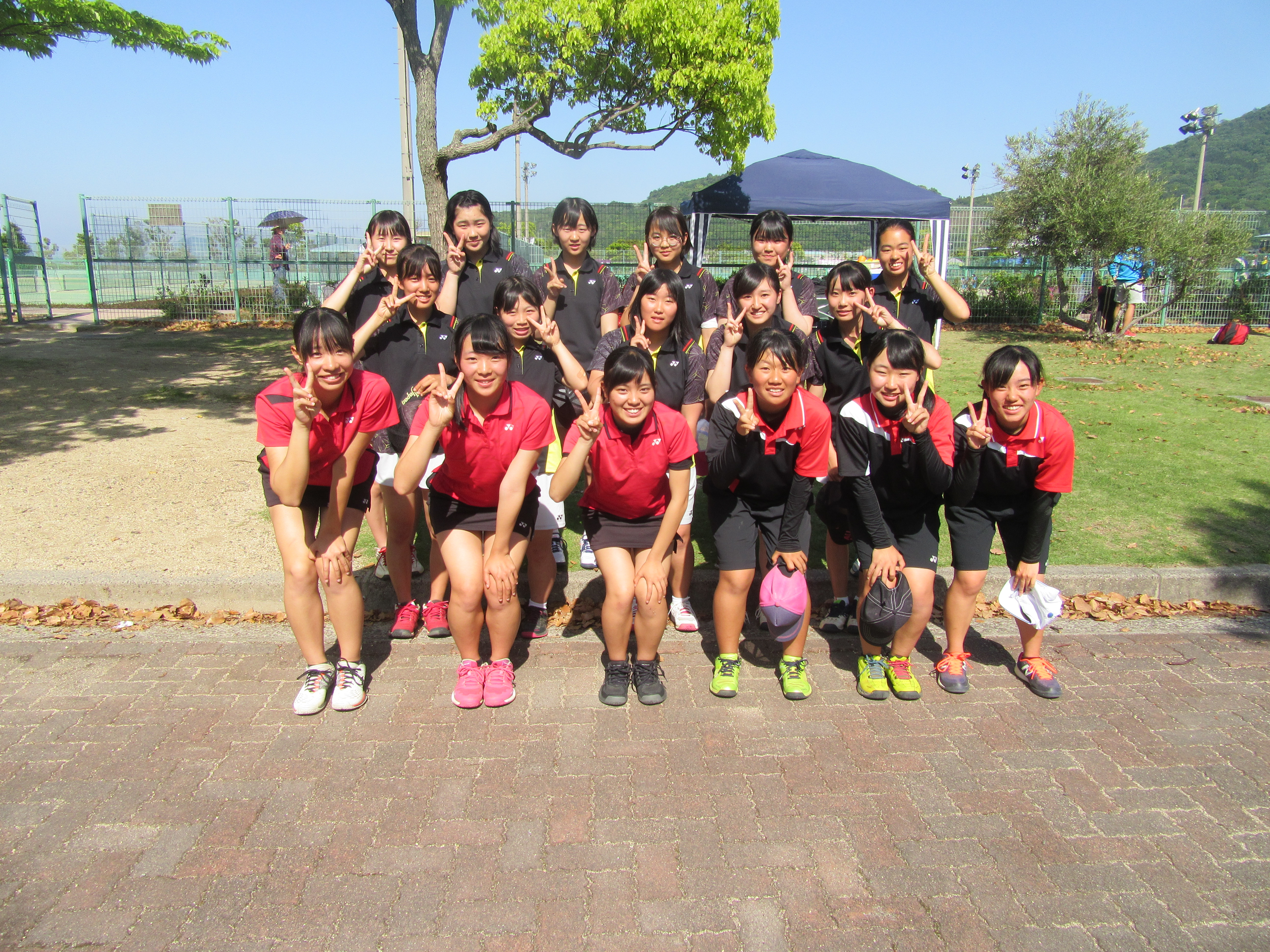 ソフトテニス部 香川県立高松西高等学校